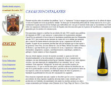 Tablet Screenshot of cavasnocatalanes.com